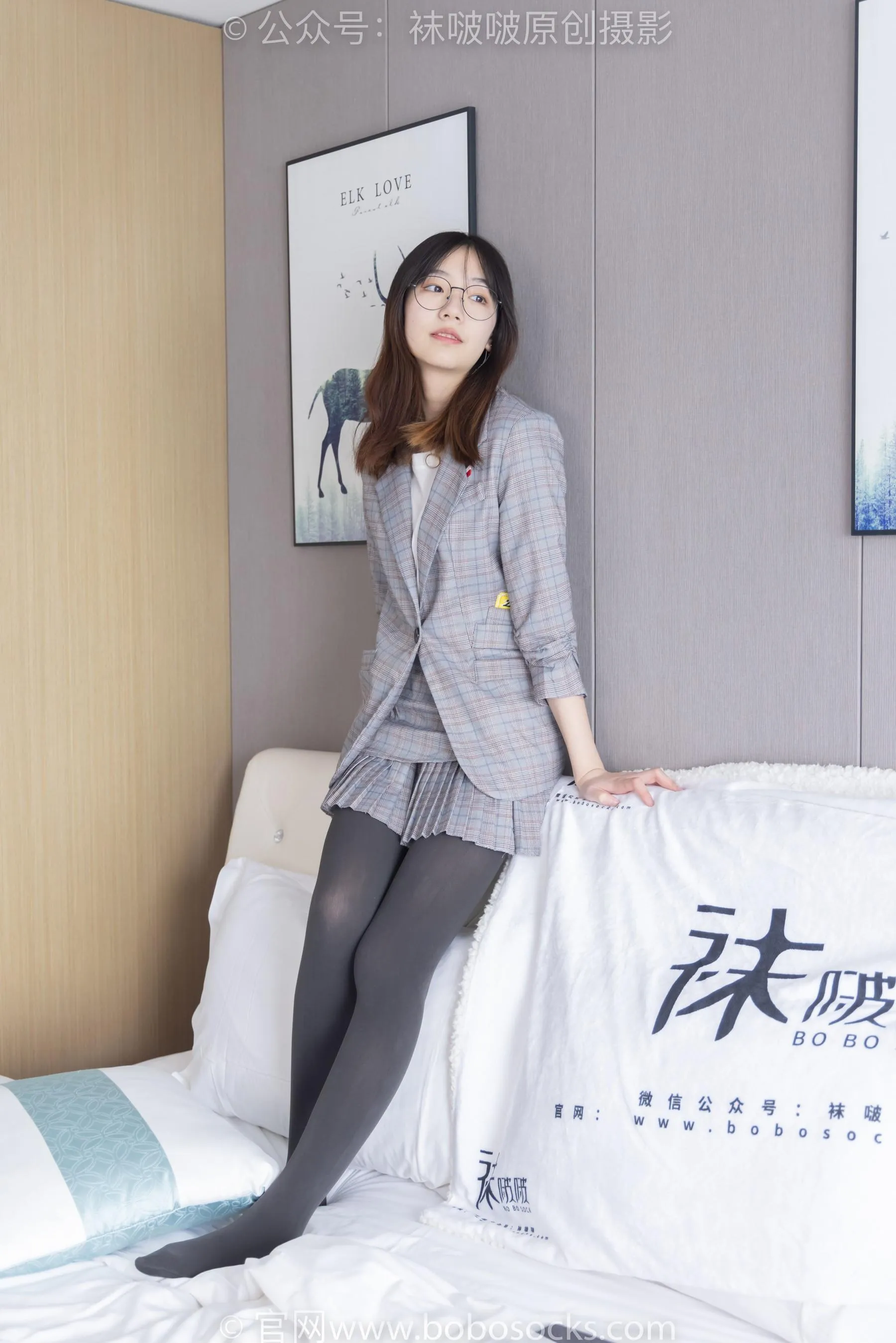 [BoBoSocks袜啵啵]NO.210 小甜豆-皮鞋、厚灰丝、ol装[23] [53P]插图7